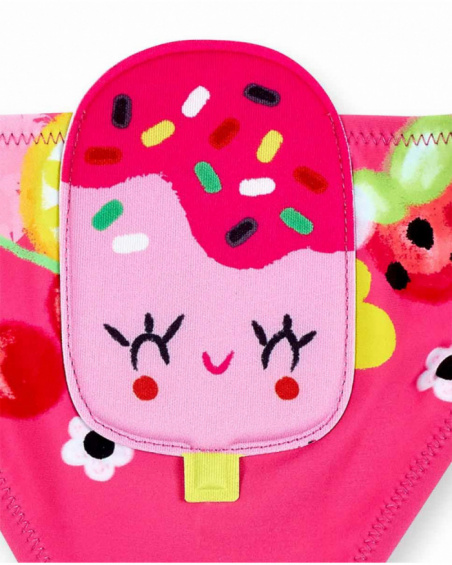 Slip fille fuchsia collection Creamy Ice