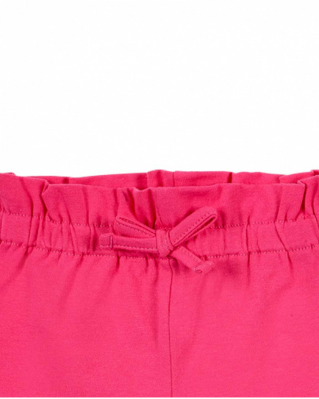 Short fille Cremy Ice en maille fuchsia collection Creamy Ice Short fille Cremy Ice en maille fuchsia collection Creamy Ice