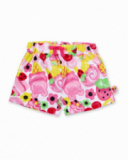 Short fille en maille blanc collection Creamy Ice Short fille en maille blanc collection Creamy Ice