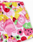 Ensemble trois pièces fille en maille rose collection Creamy Ice