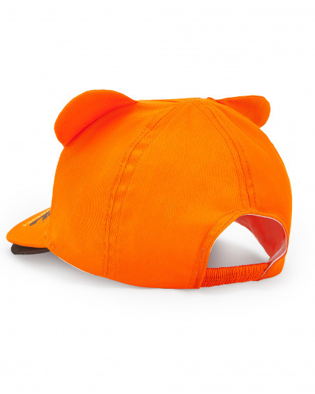 Casquette garçon orange collection Banana Records