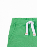 Short garçon en maille vert collection Banana Records