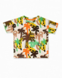 T-shirt garçon en maille beige collection Banana Records