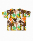 T-shirt garçon en maille beige collection Banana Records