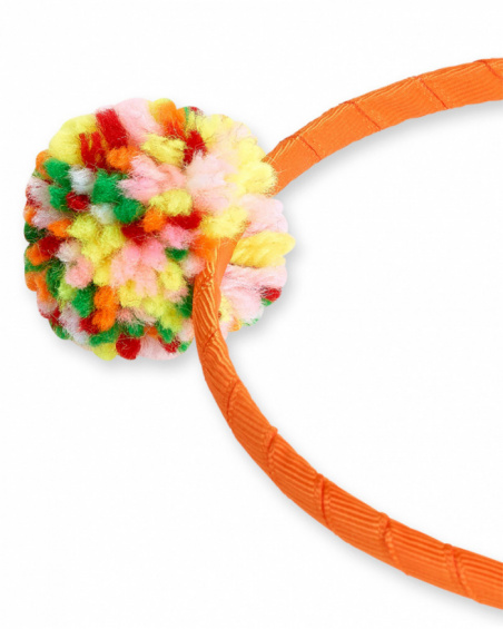 Bandeau orange fille collection Banana Records