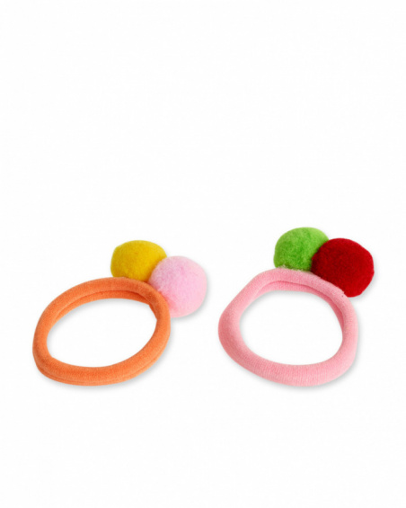 Chouchous fille rose orange collection Banana Records