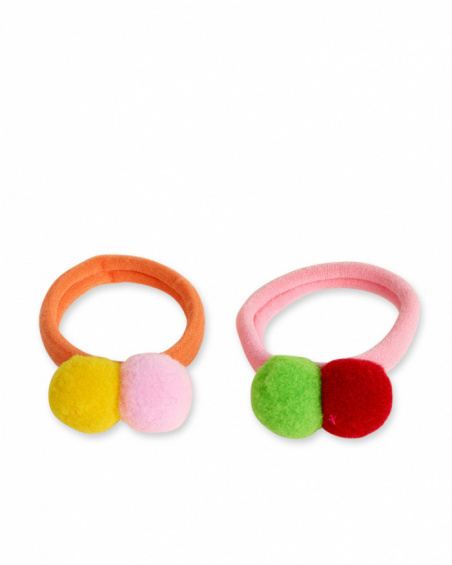 Chouchous fille rose orange collection Banana Records