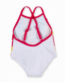 Maillot de bain blanc fille collection Banana Records Maillot de bain blanc fille collection Banana Records