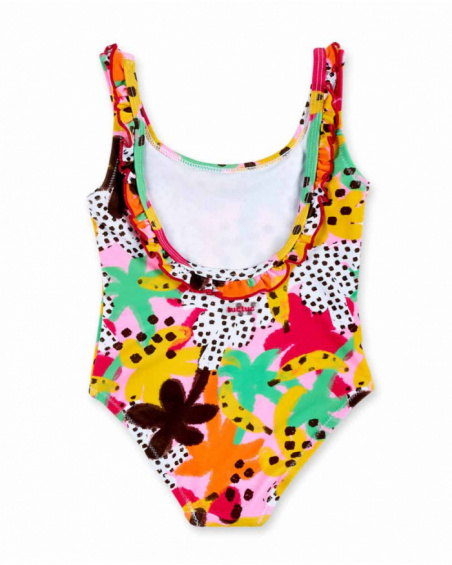 Maillot de bain rose fille collection Banana Records