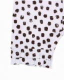 Legging cycliste fille blanc tricoté collection Banana Records Legging cycliste fille blanc tricoté collection Banana Records