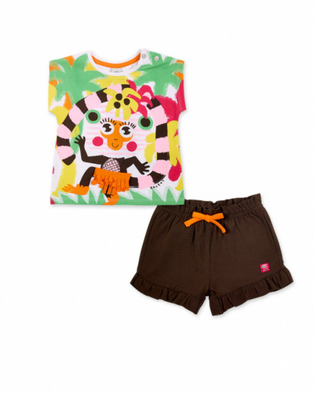 Ensemble tricot rose fille collection Banana Records