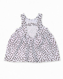 Robe fille en maille blanche collection Banana Records