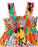 Robe fille en popeline rose collection Banana Records