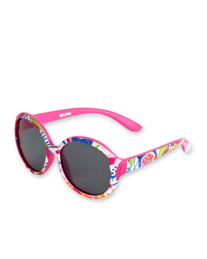 Lunettes de soleil roses pour fille Collection Acid Bloom