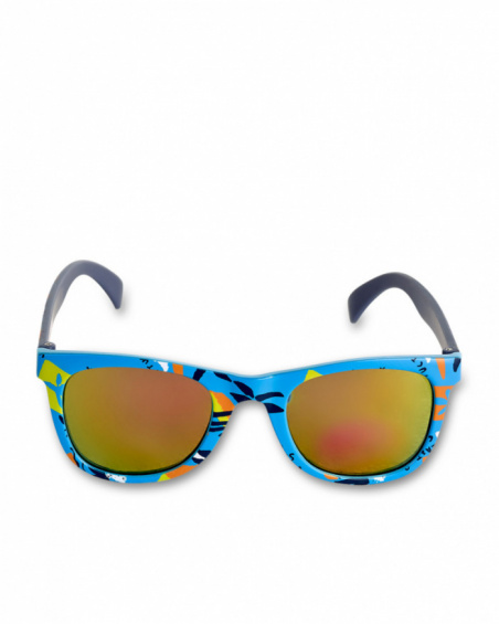 Lunettes de soleil bleues pour garçon Collection Sons Of Fun