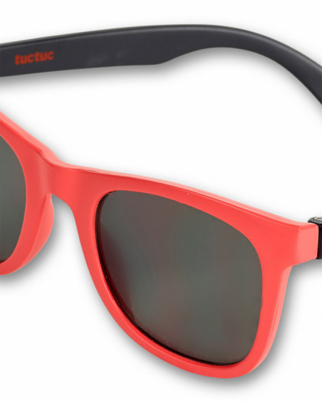 Lunettes de soleil enfant rouge noir Collection Hey Sushi