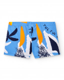 Maillot de bain boxer garçon bleu Collection Sons Of Fun
