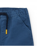 Bermuda garçon en sergé bleu Collection Sons Of Fun