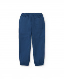 Pantalon garçon bleu en sergé Collection Sons Of Fun