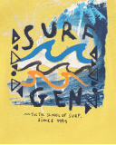 T-shirt garçon en maille jaune Collection Sons Of Fun