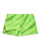 Maillot de bain boxer garçon vert Collection Savage Spirit