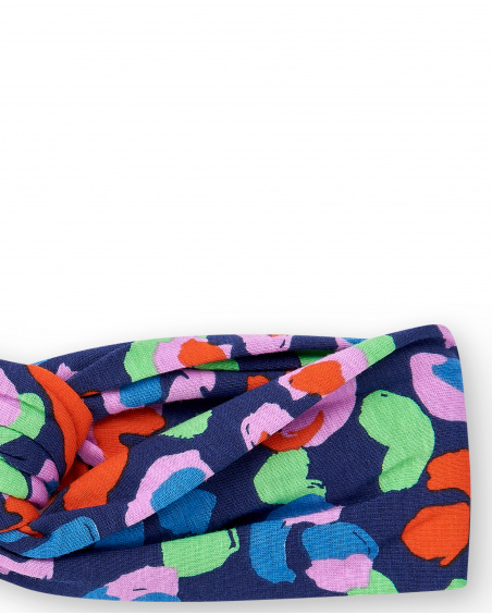 Bandeau en maille marine fille Collection Rockin The Jungle