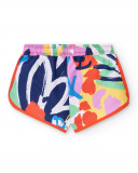 Short de bain fille blanc Collection Rockin The Jungle