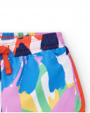 Short de bain fille blanc Collection Rockin The Jungle