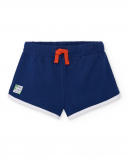 Short en maille marine fille Collection Rockin The Jungle Short en maille marine fille Collection Rockin The Jungle