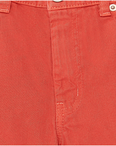 Short en jean rouge fille Collection Rockin The Jungle