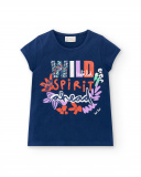 T-shirt maille marine fille Collection Rockin The Jungle T-shirt maille marine fille Collection Rockin The Jungle