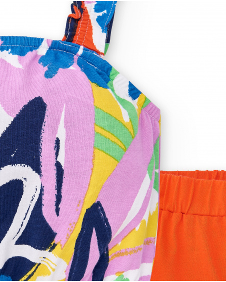 Ensemble tricot rouge fille Collection Rockin The Jungle