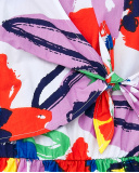 Robe fille en popeline lilas Collection Rockin The Jungle