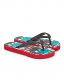 Tongs noires garçon Collection Race Car