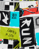 Maillot de bain boxer blanc garçon Collection Race Car