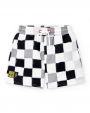 Maillot de bain bermuda garçon blanc Collection Race Car