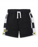 Bermuda tricot garçon noir Collection Race Car