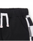 Bermuda tricot garçon noir Collection Race Car