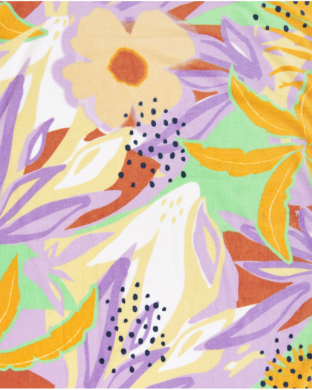 Serviette fille lilas Collection Paradise Beach