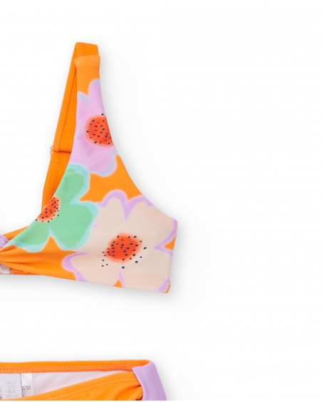 Bikini fille orange lilas Collection Paradise Beach