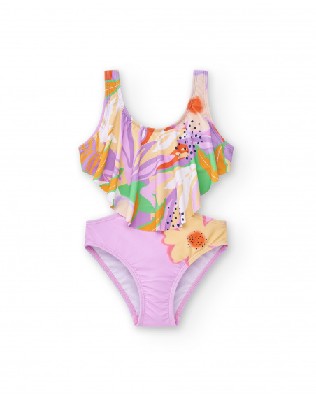 Trikini fille lilas Collection Paradise Beach