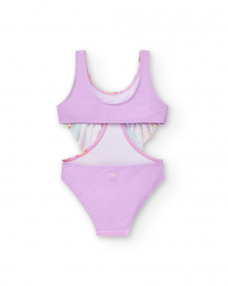 Trikini fille lilas Collection Paradise Beach