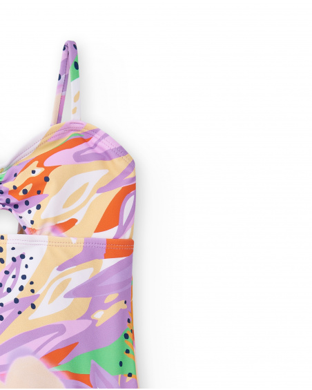 Maillot de bain fille lilas Collection Paradise Beach