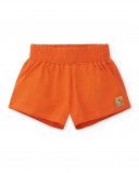 Short fille orange en maille Collection Paradise Beach Short fille orange en maille Collection Paradise Beach