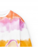 T-shirt long en maille blanc fille Collection Paradise Beach