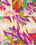 Combinaison fille en popeline orange Collection Paradise Beach