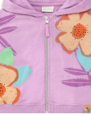 Doudoune fille lilas en peluche Collection Paradise Beach Doudoune fille lilas en peluche Collection Paradise Beach