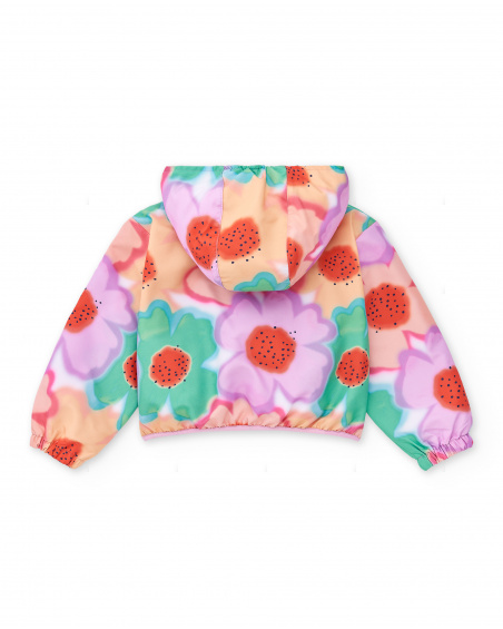 Coupe-vent lilas fille Collection Paradise Beach