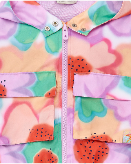 Coupe-vent lilas fille Collection Paradise Beach
