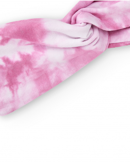 Bandeau fille en maille lilas Collection Flamingo Mood